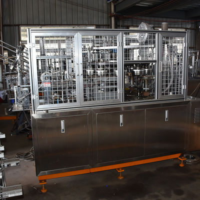 Máy làm nắp cốc tiêu thụ khí mạnh mẽ Năng suất cao